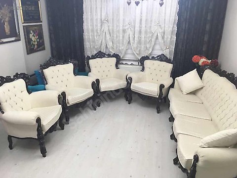 Ceviz El Oyma Koltuk Takimi