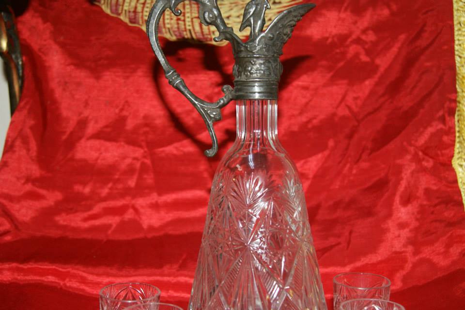 Rus malı orijinal Kristal karaf takımı