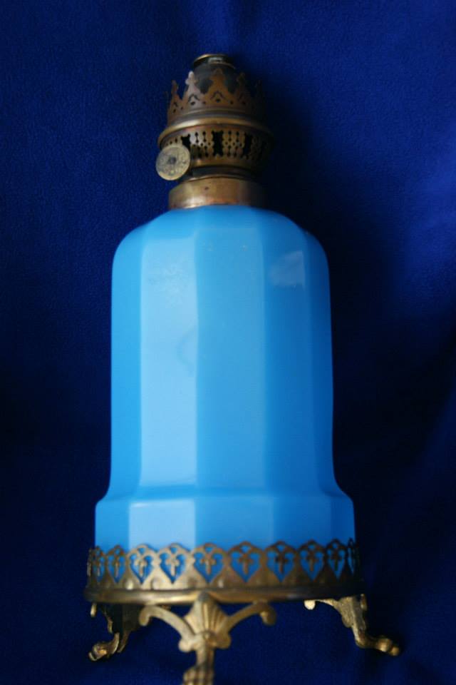 MAVİ OPALİN RUS GAZ LAMBASI