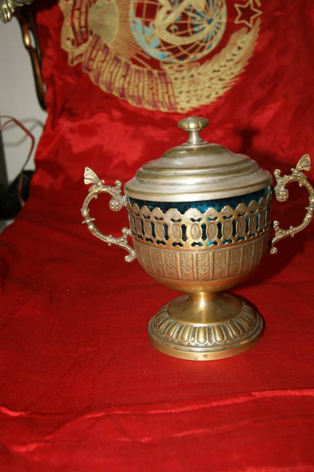 WARSZAWIE (Varşova) malı Gümüş Kaplama şekerlik