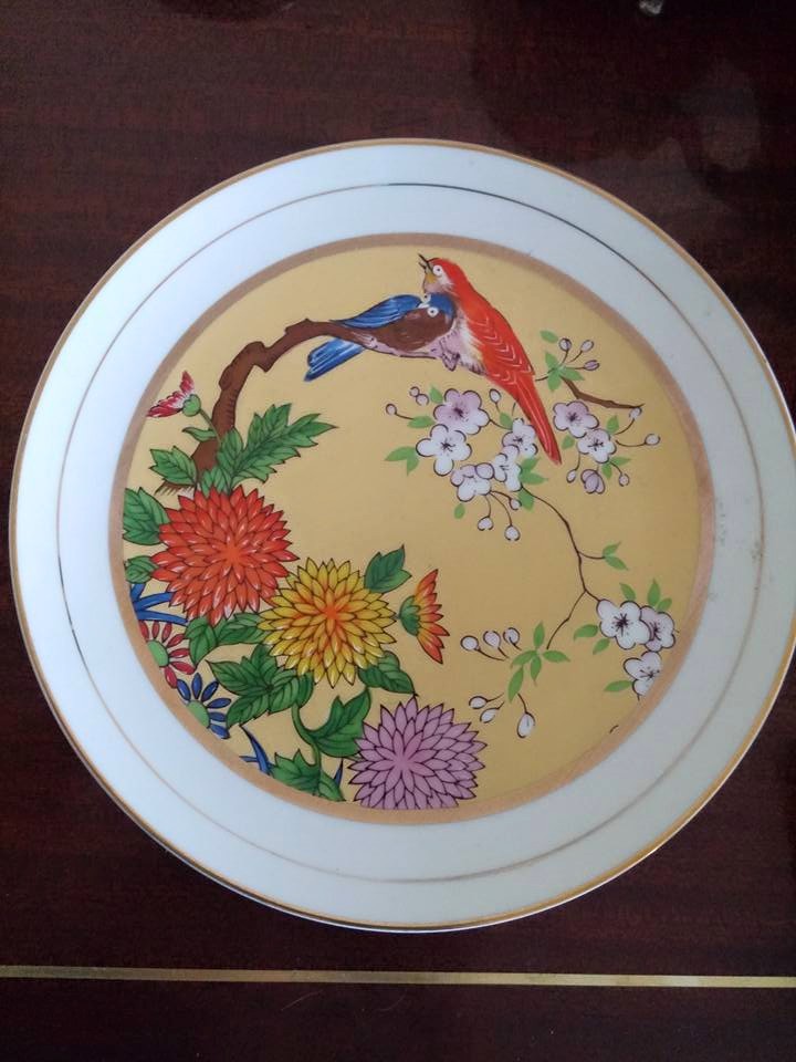 kuşlu tabak