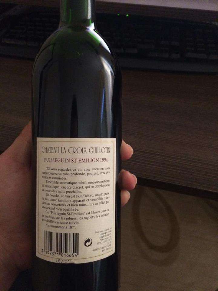CHATEAU LA CROIX GUILLOTIN