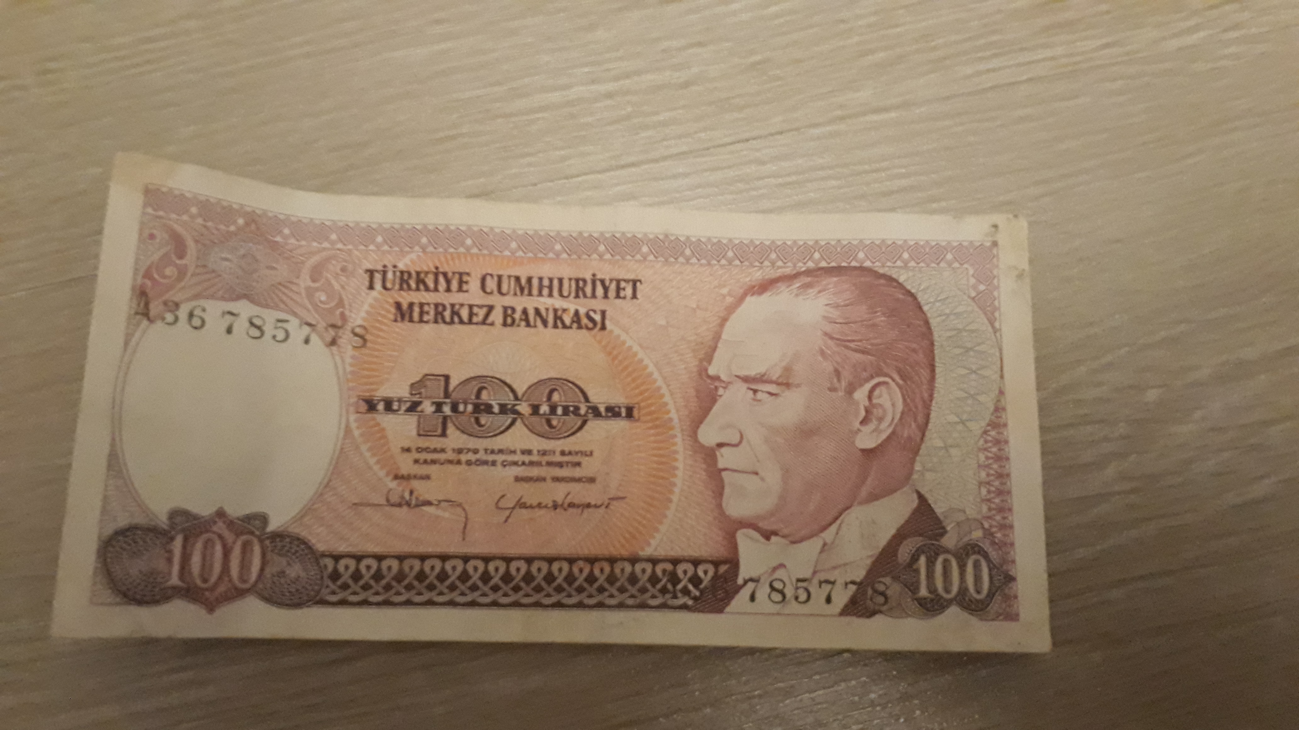 100 tl A serisi