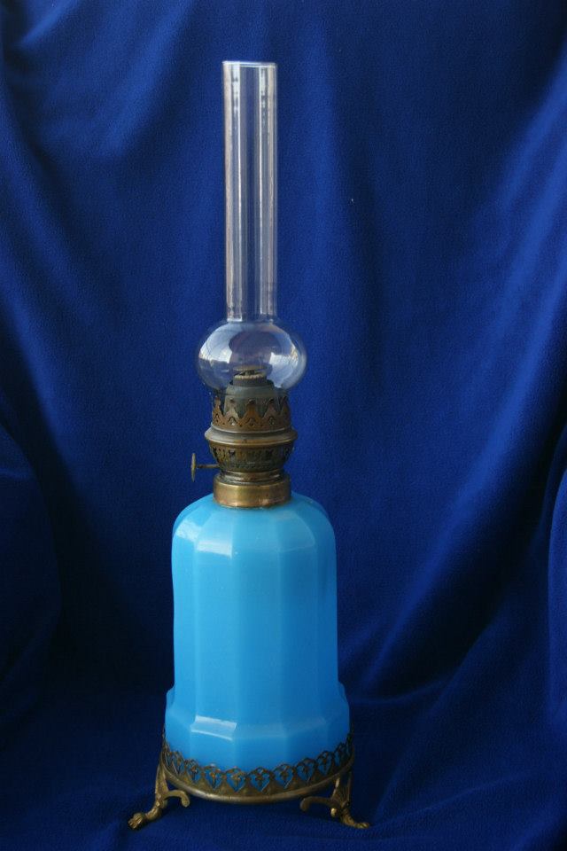 MAVİ OPALİN RUS GAZ LAMBASI