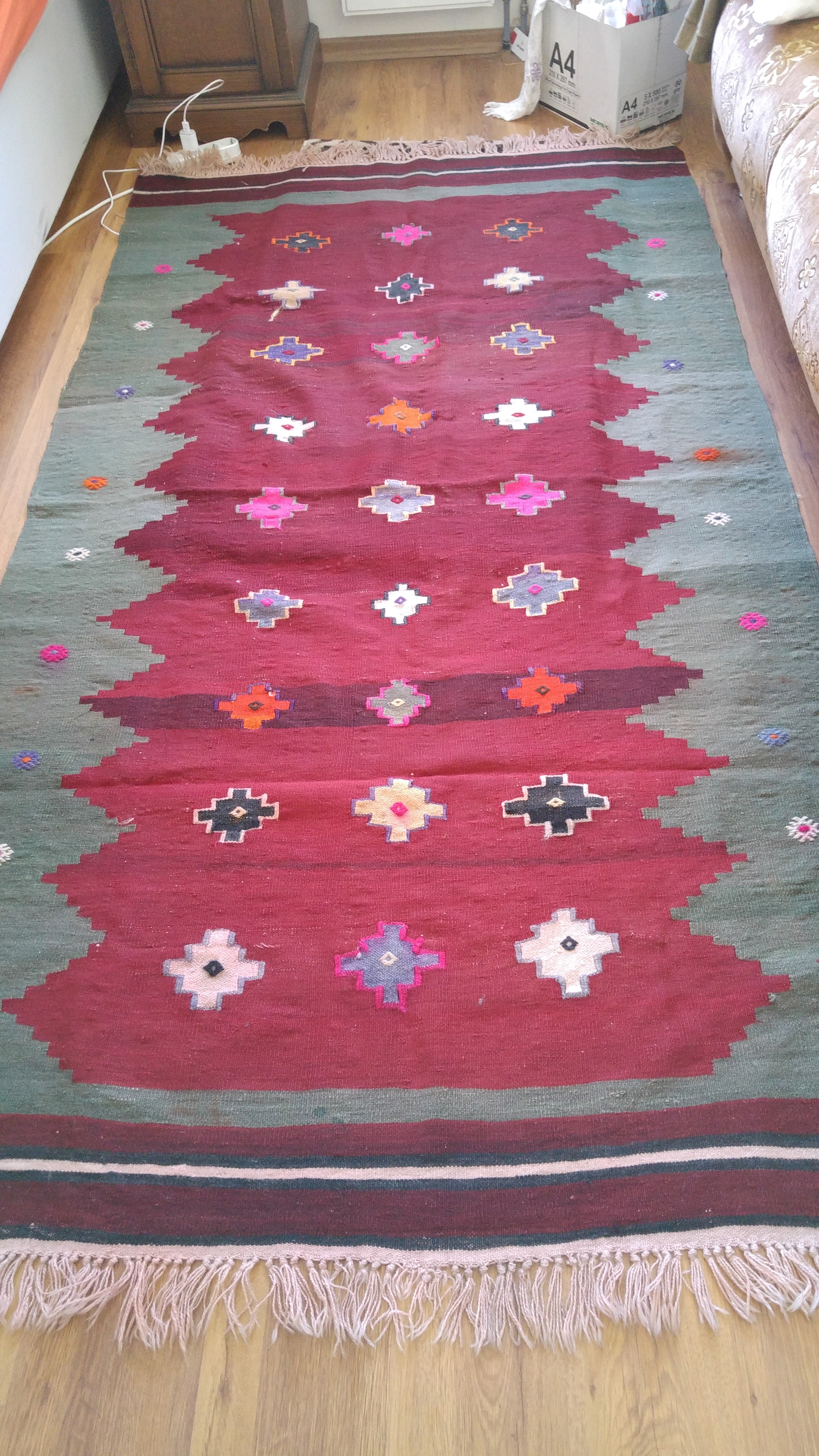 el dokuma kök boyalı kilim