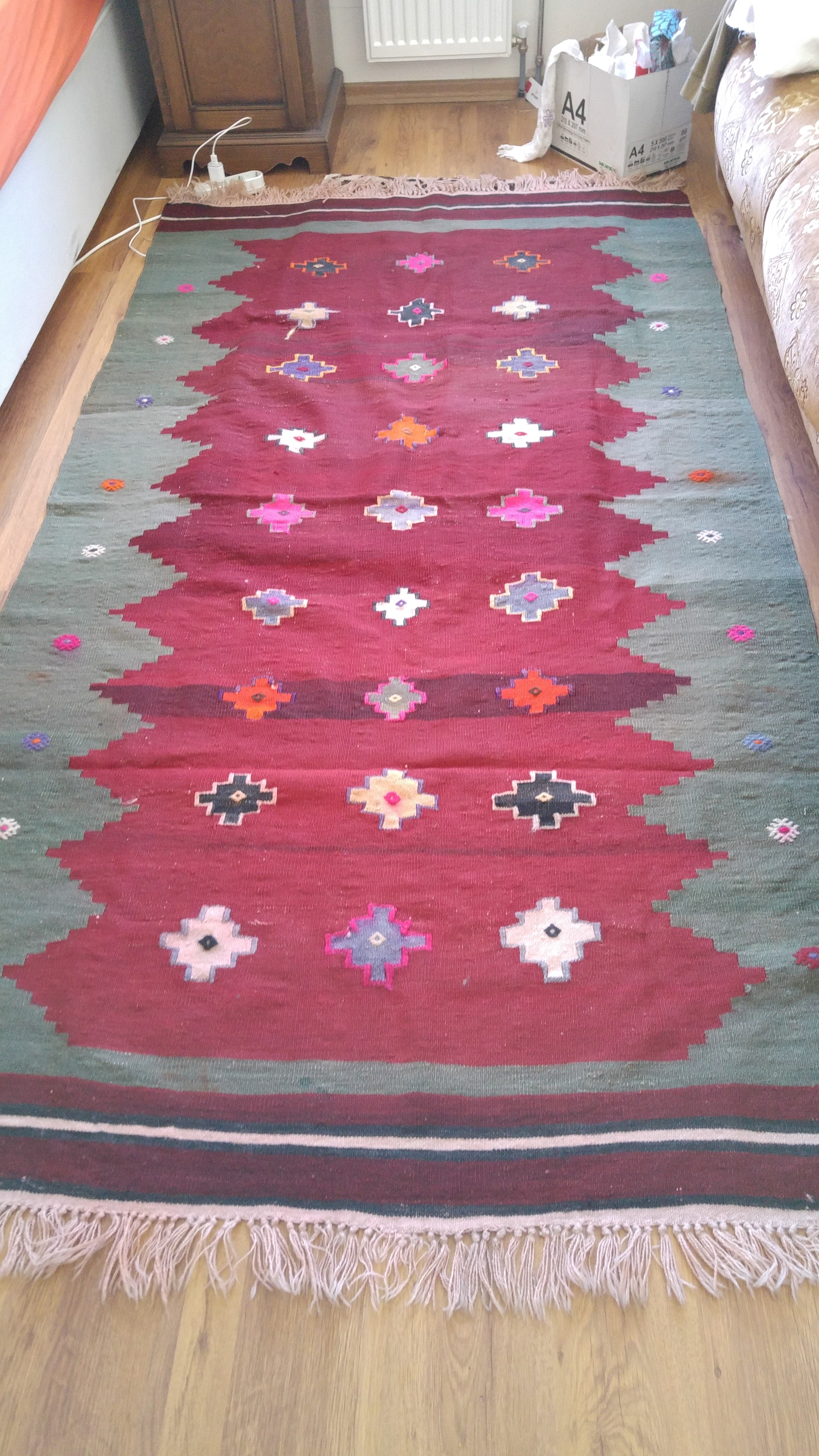 el dokuma kök boyalı kilim