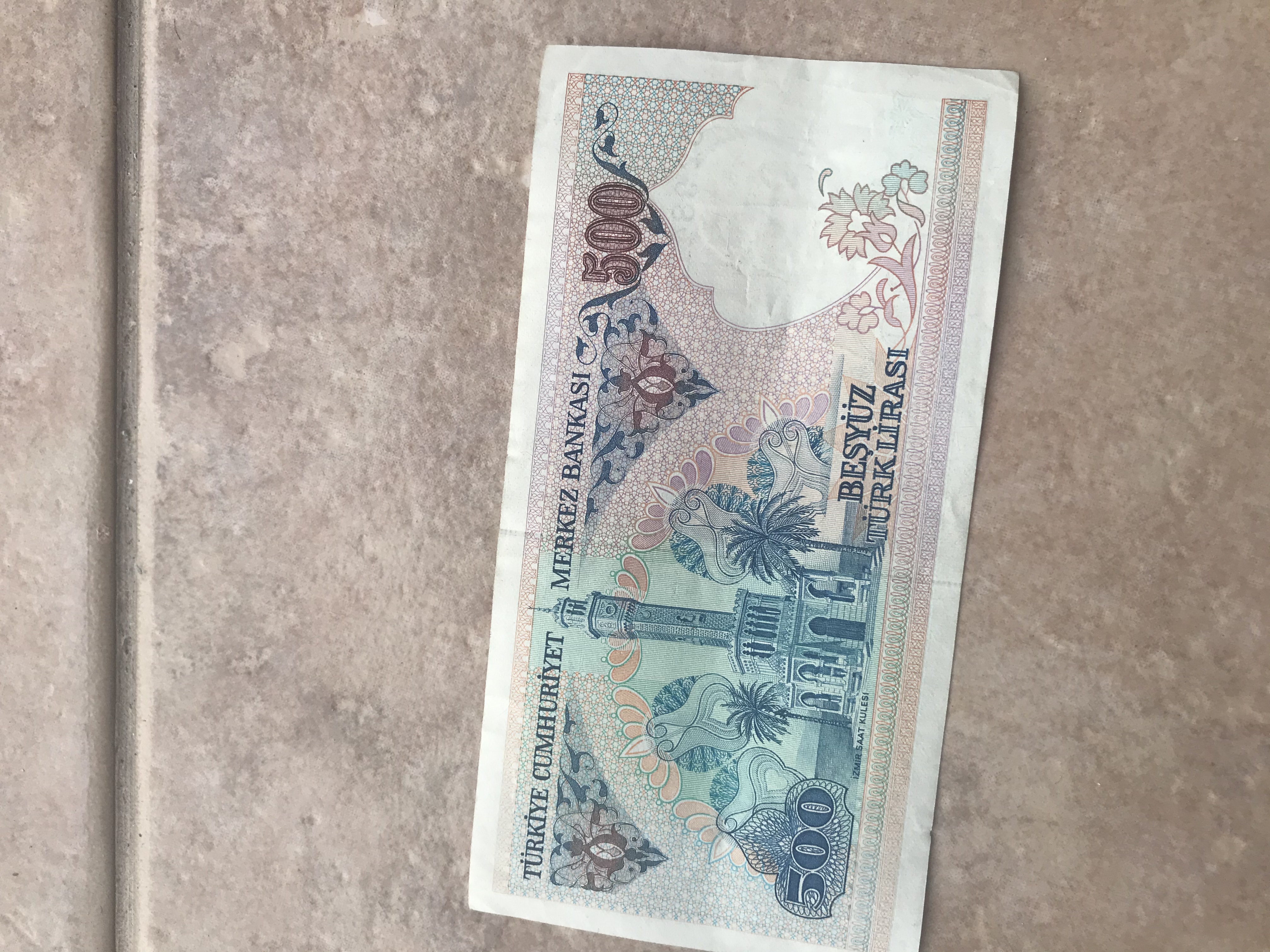 500 Türk lirası