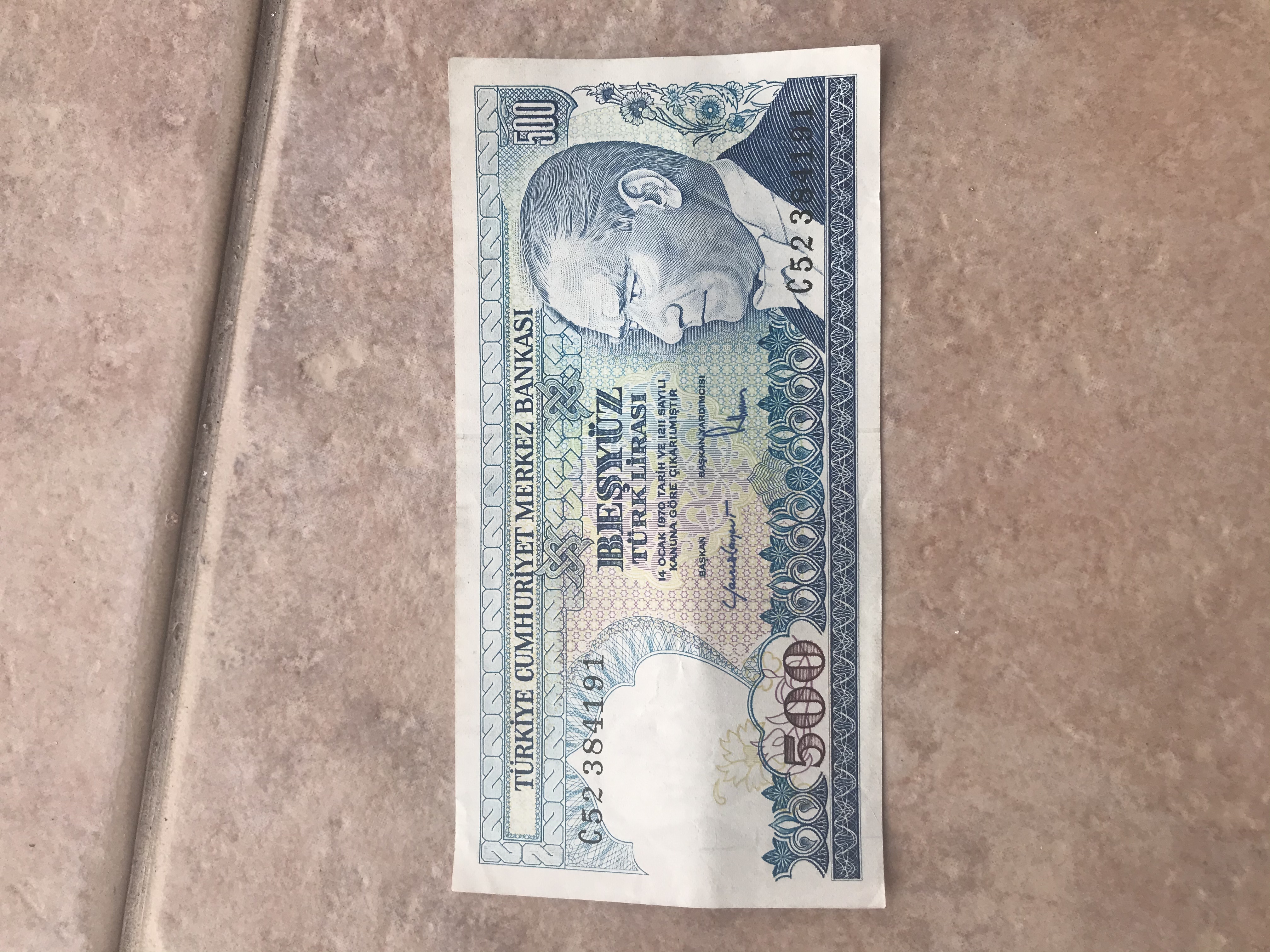500 Türk lirası