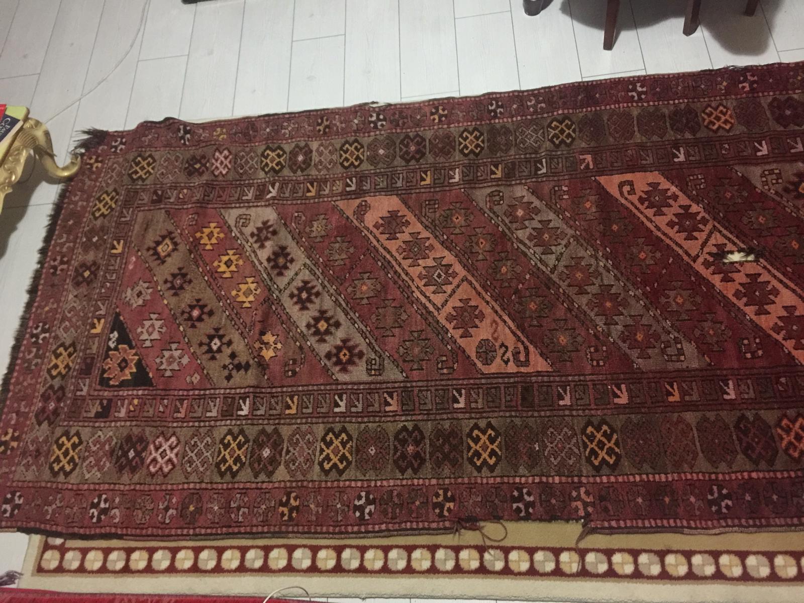 130 YILLIK İRAN KÖK BOYA YÜN HALI