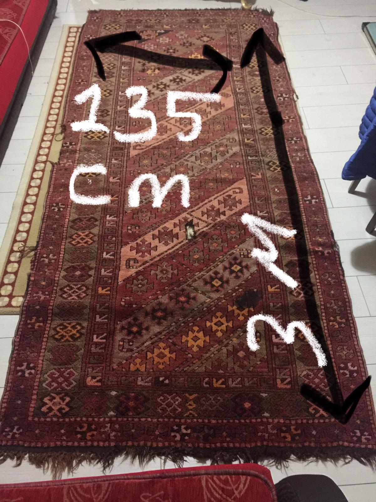 130 YILLIK İRAN KÖK BOYA YÜN HALI
