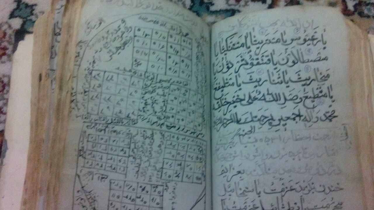 Antik kitap 400yıllık el yazmasi tılsımlı dua