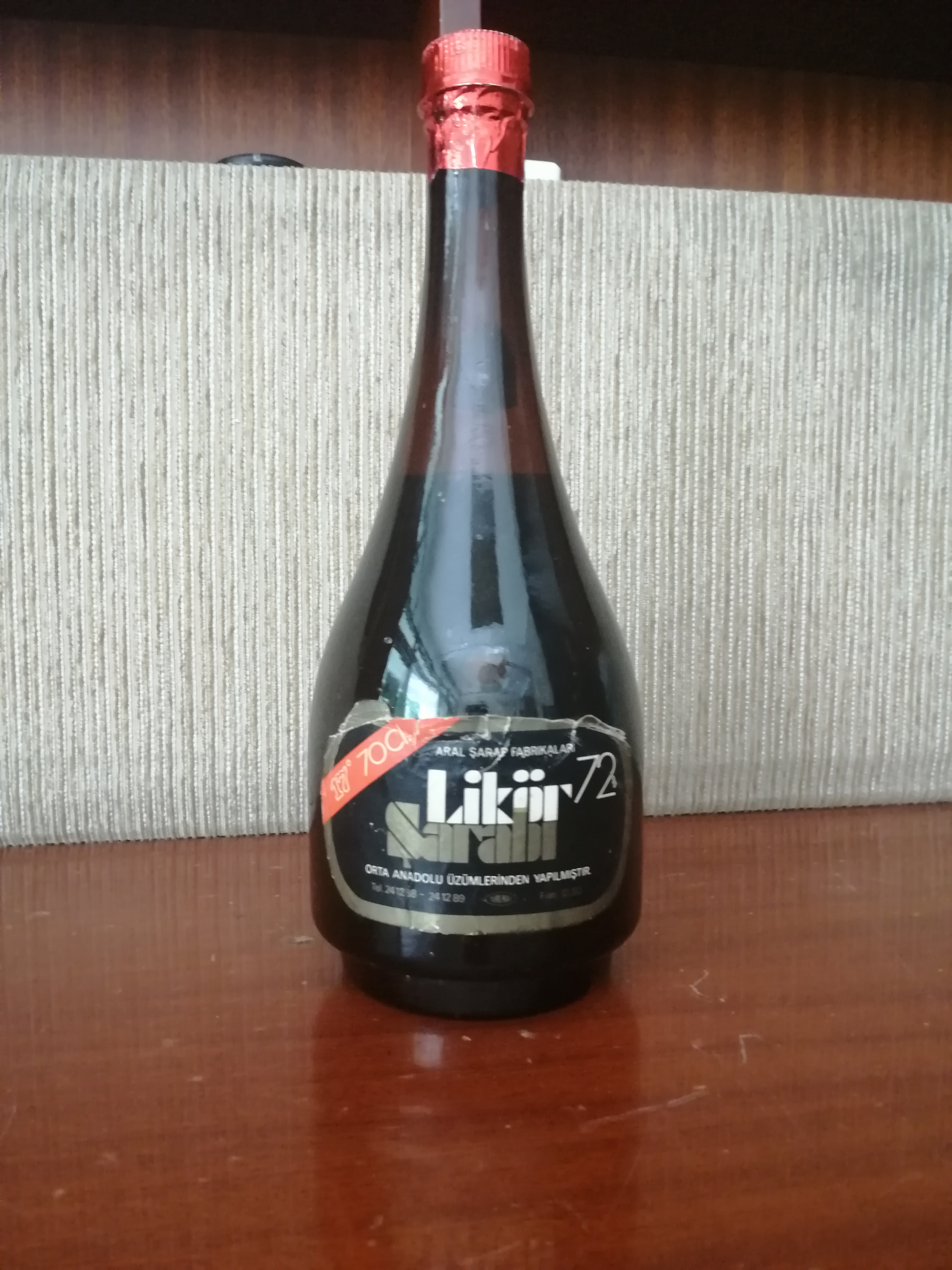 1972 ARAL LİKÖR ŞARABI