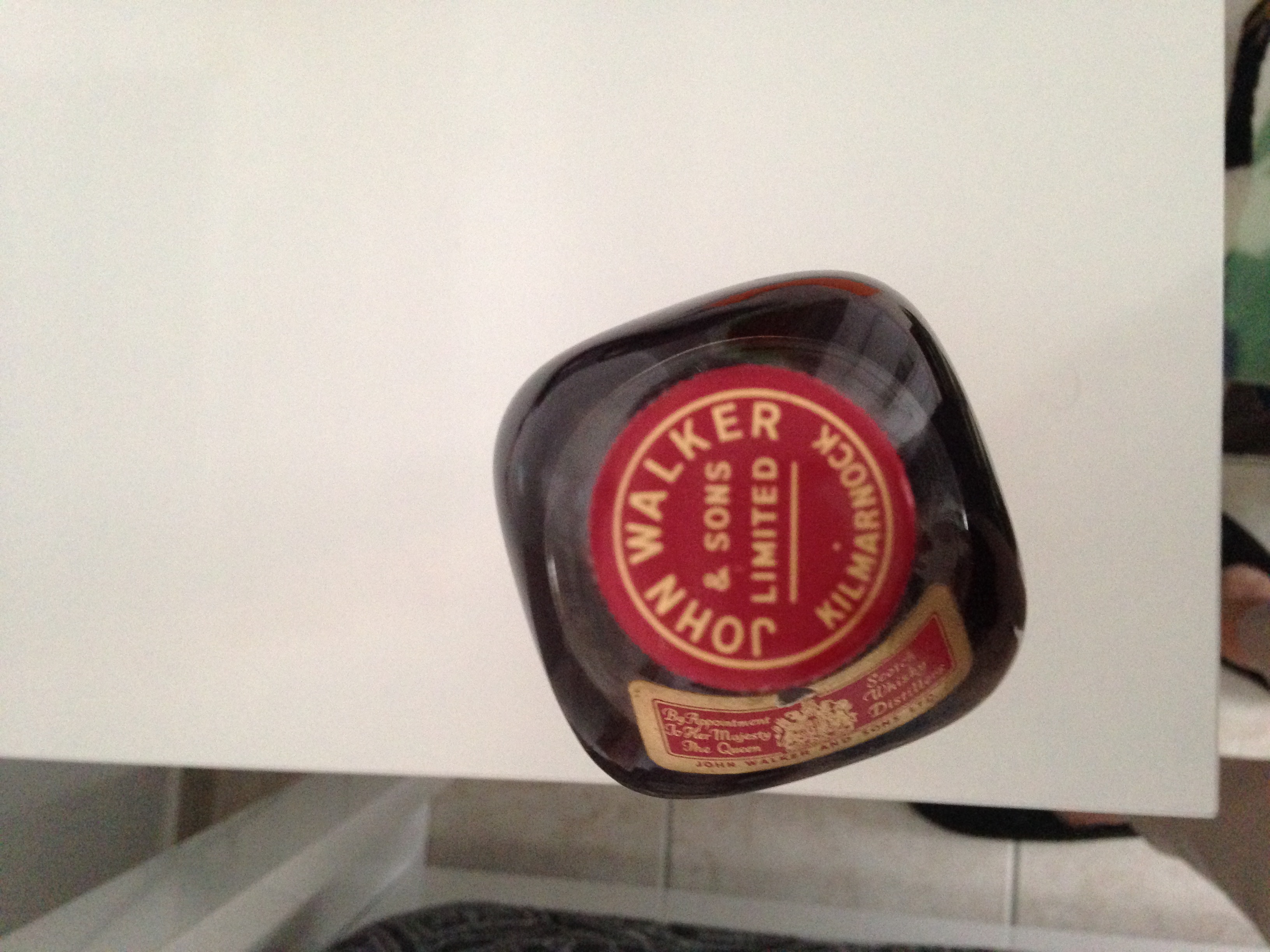 1960 Viski Johnnie Walker Red Label  1 Litre