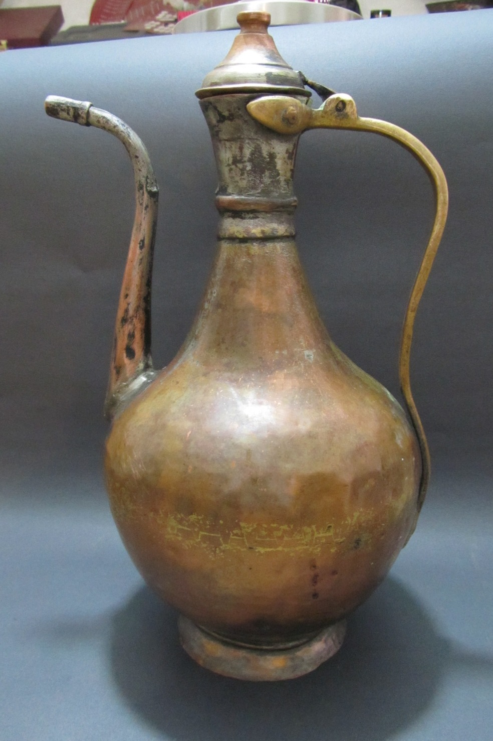OSMANLI DÖVME BAKIR İBRİK