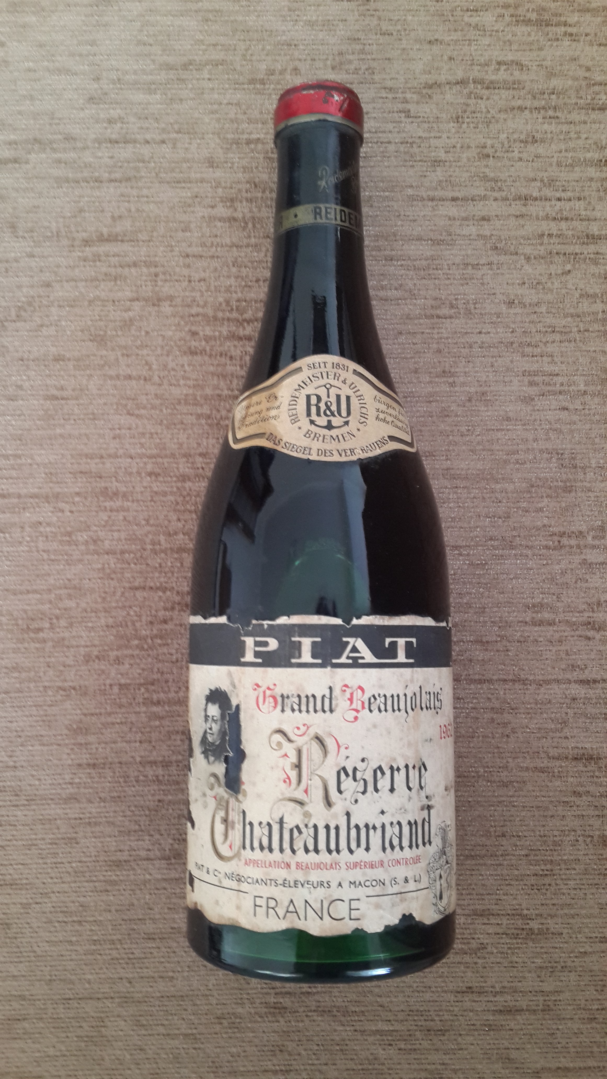 1962 Beaujolais Reserve Chateaubriand