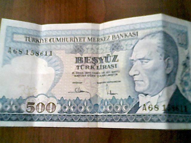 500 Türk Lirası
