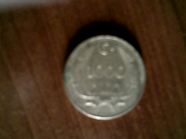 1000 Lira Madeni Para 1990