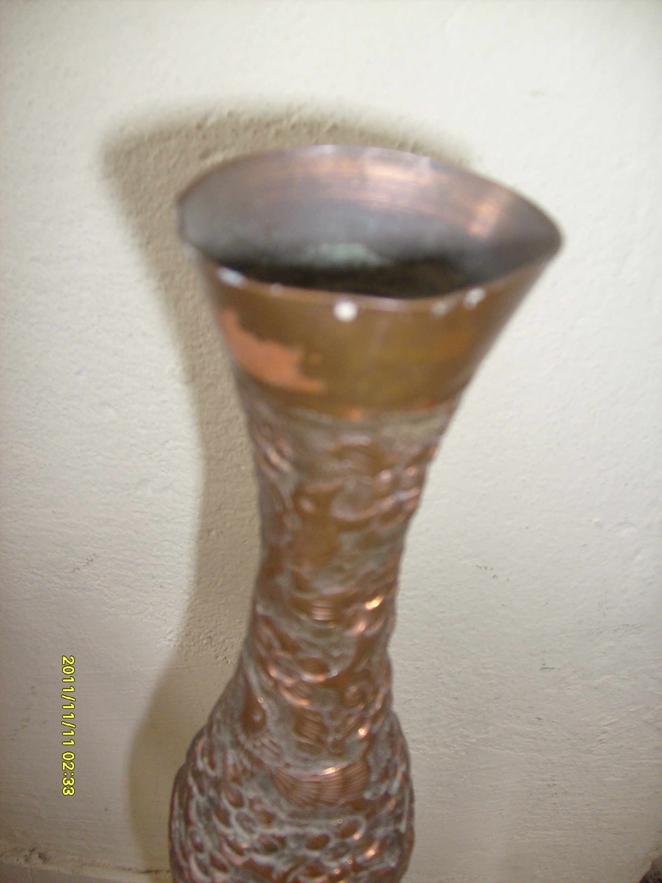 bakır vazo
