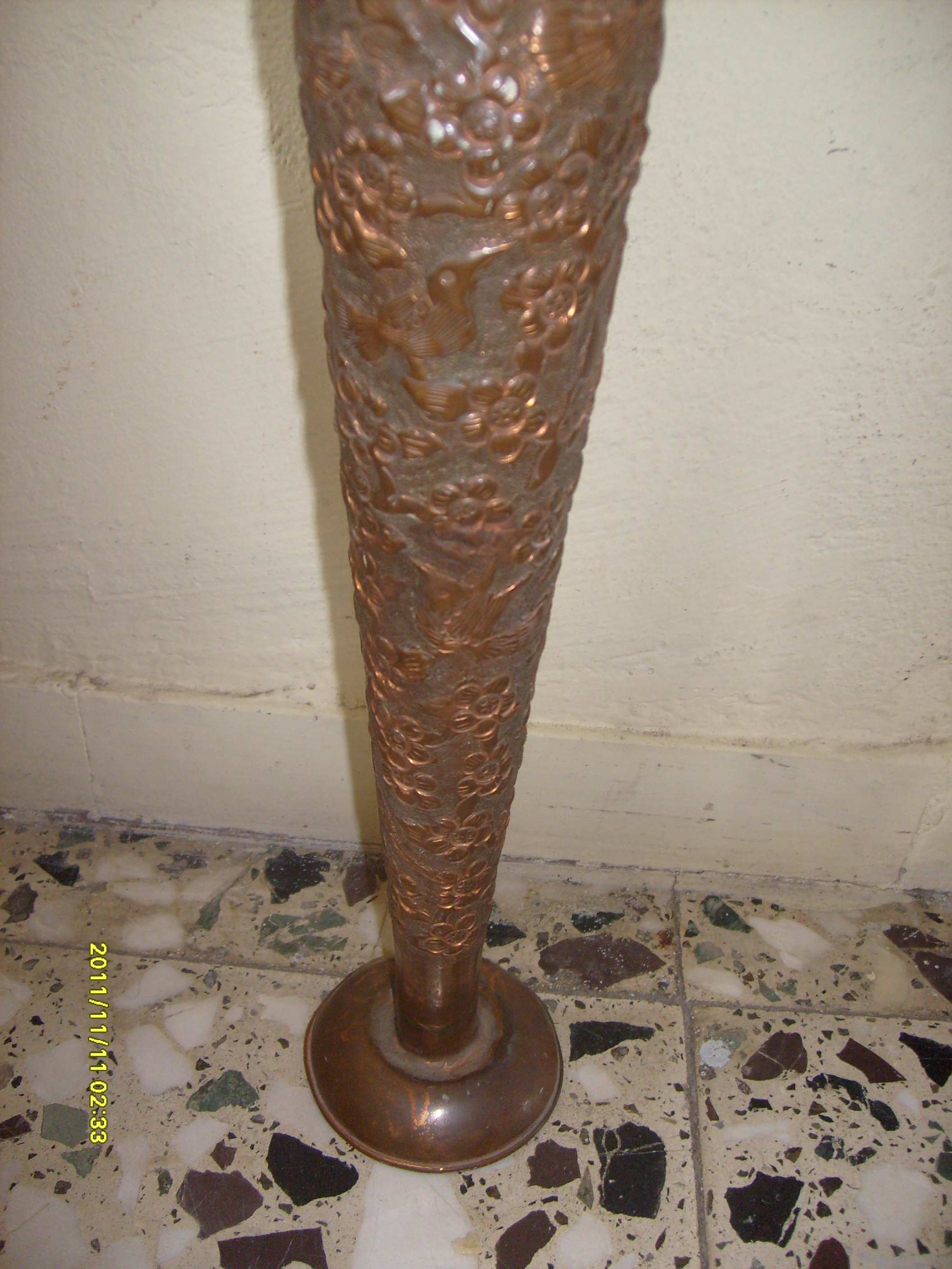 bakır vazo