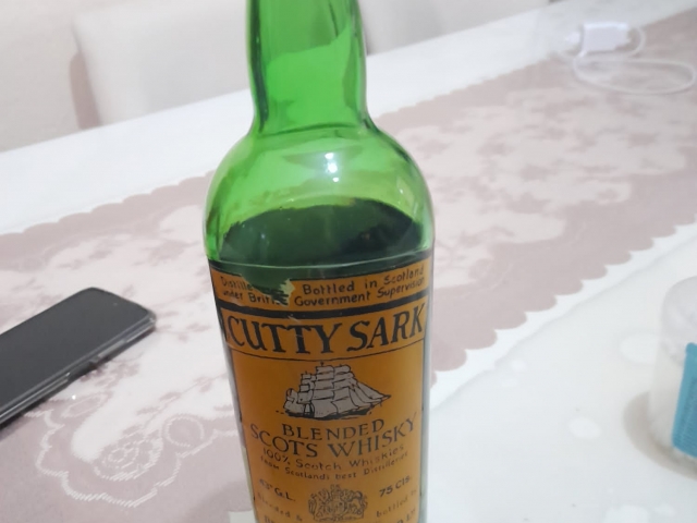 Cutty sark viski 35-40 yıllık