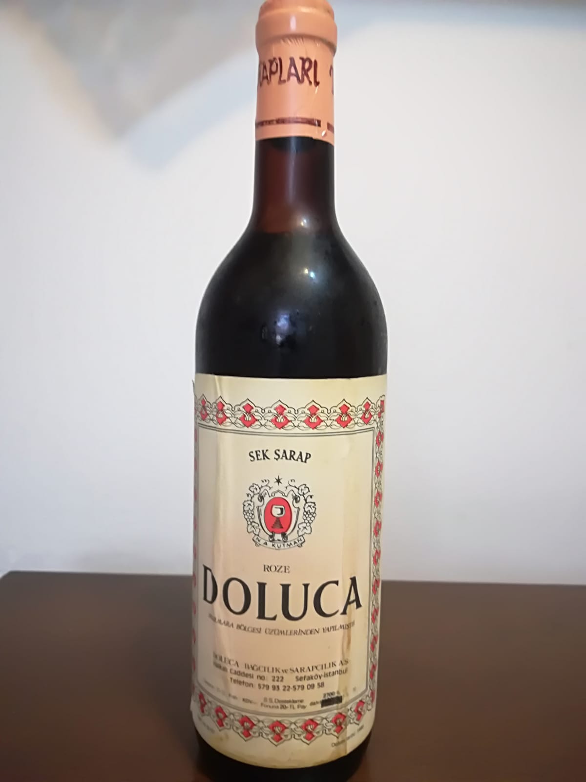 1988 Dolluca Sek Şarap ( Roze )