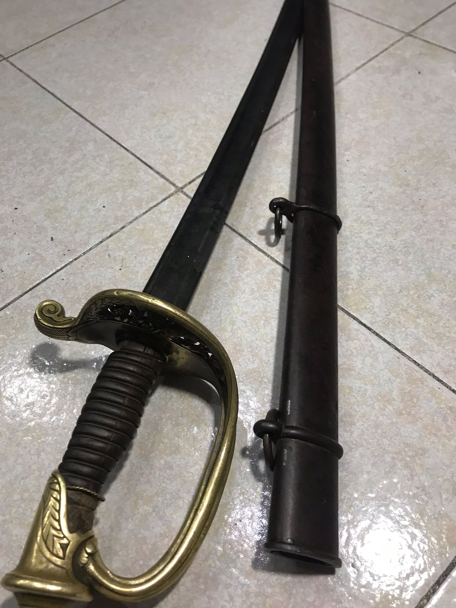 1845 Fransız Yapımı Antika Kılıç