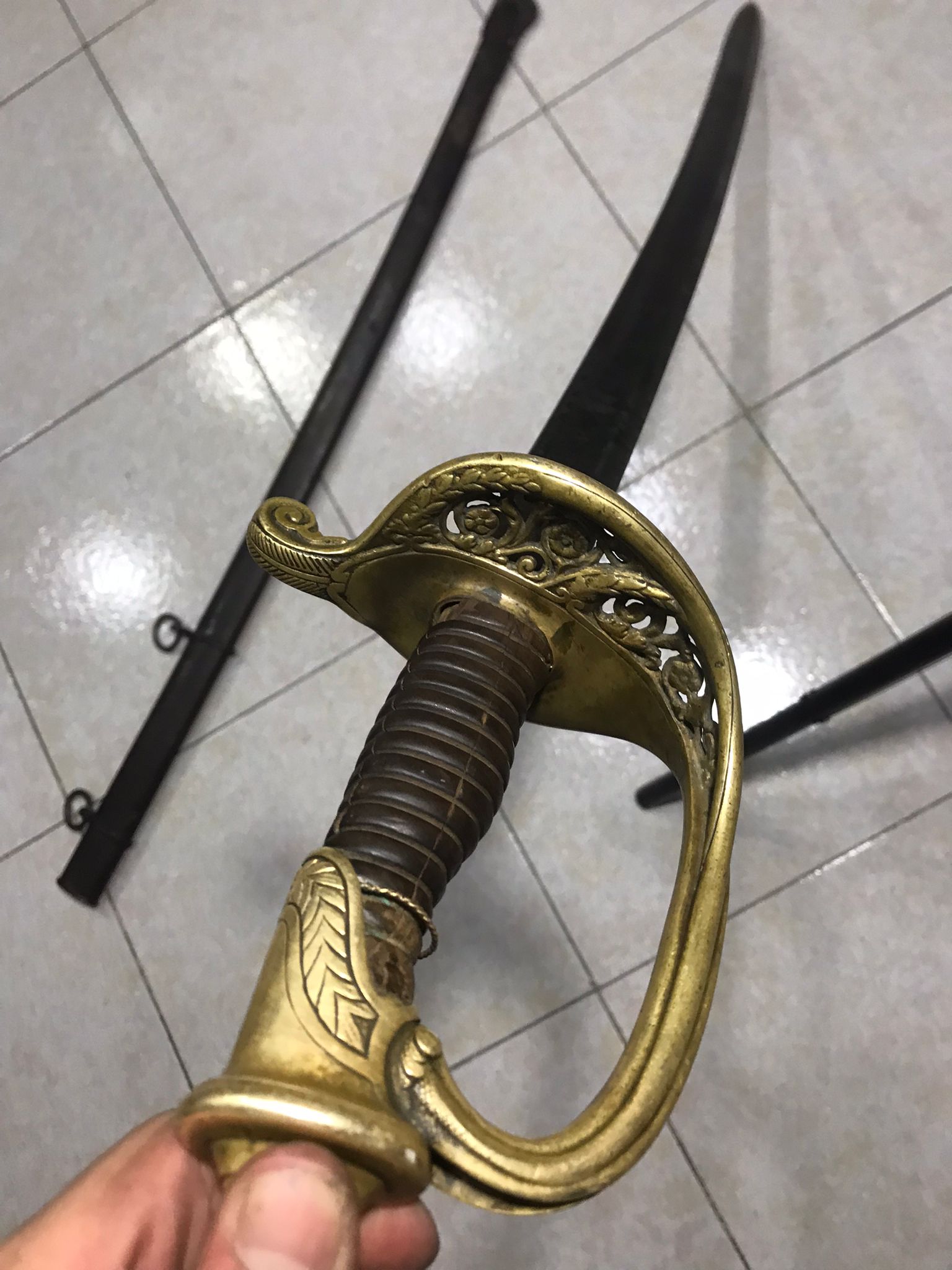 1845 Fransız Yapımı Antika Kılıç